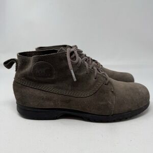 *FLAWS Sorel Mens Greely Boots Chukka Brown Suede NM1981-255 US 10‎